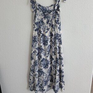 Few Moda OPT Blue & White Floral Dress — Size 8